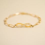 18K Gold PVD Stainless Steel Stone